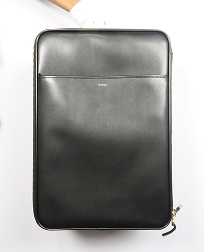 City Embossed Suitcase, front view